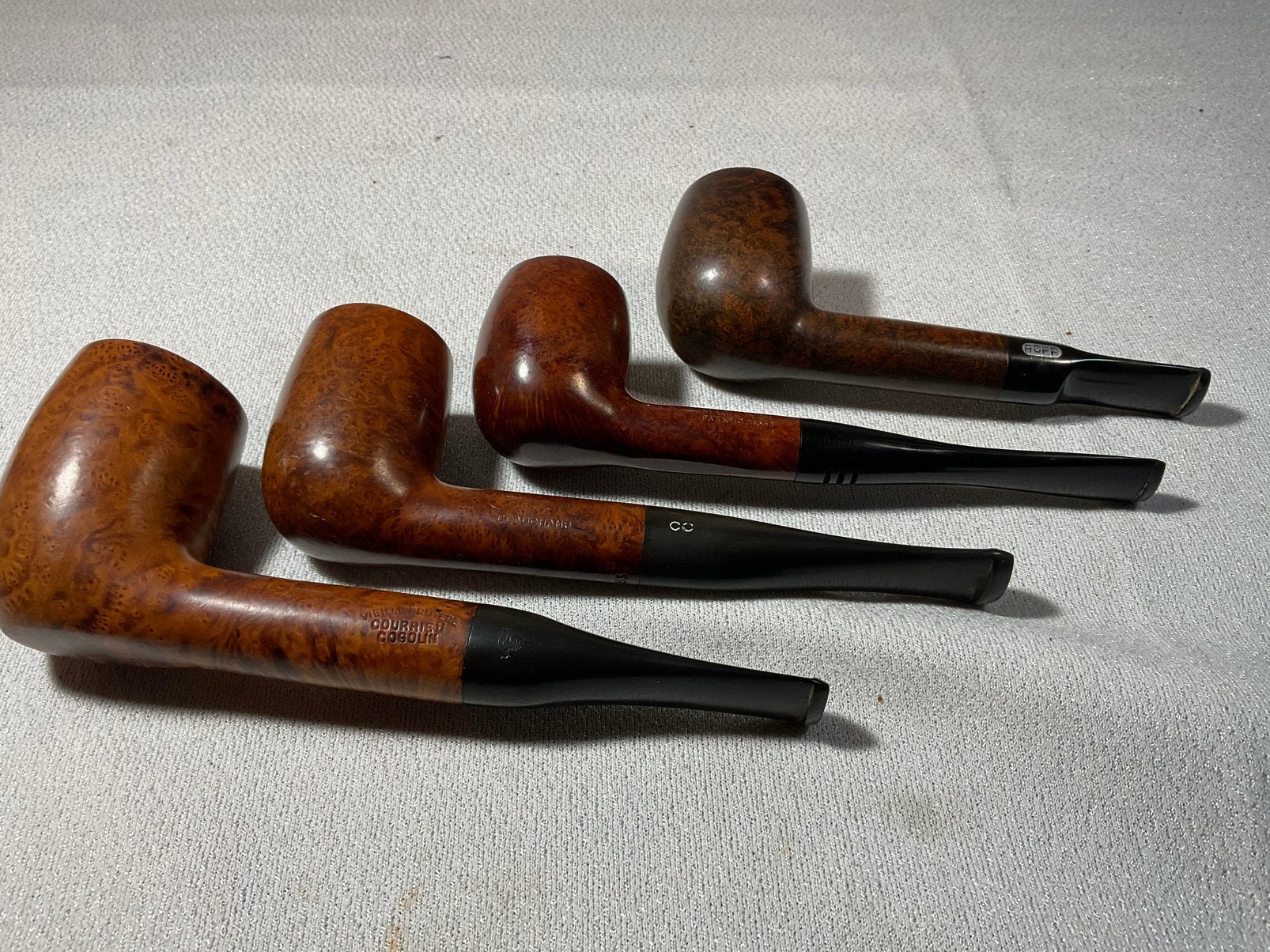 4 stuks hele mooie oude tabaks pijpen, Ophalen of Verzenden, Gebruikt, (Water)pijp