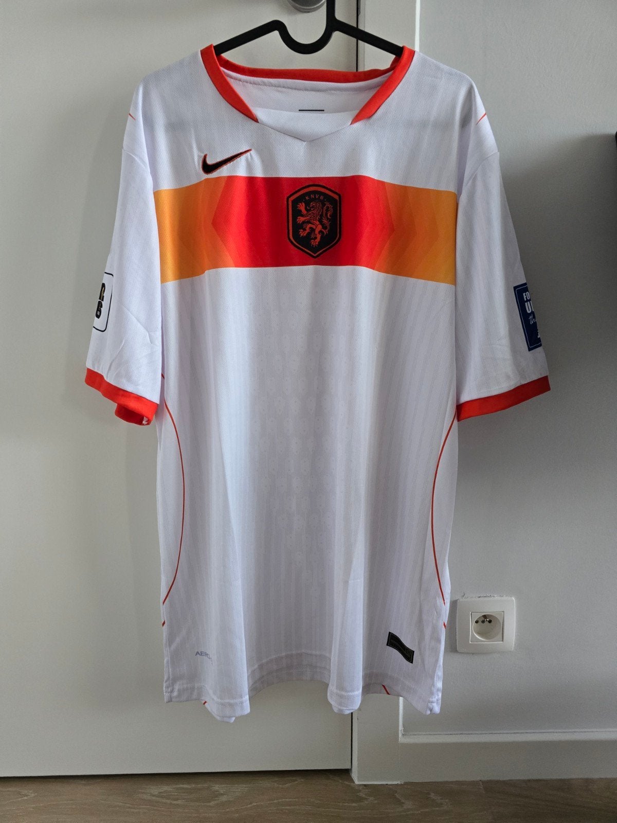 Nederlands Elftal uitshirt XL, Verzenden, Wit, Nike, Maat 56/58 (XL)