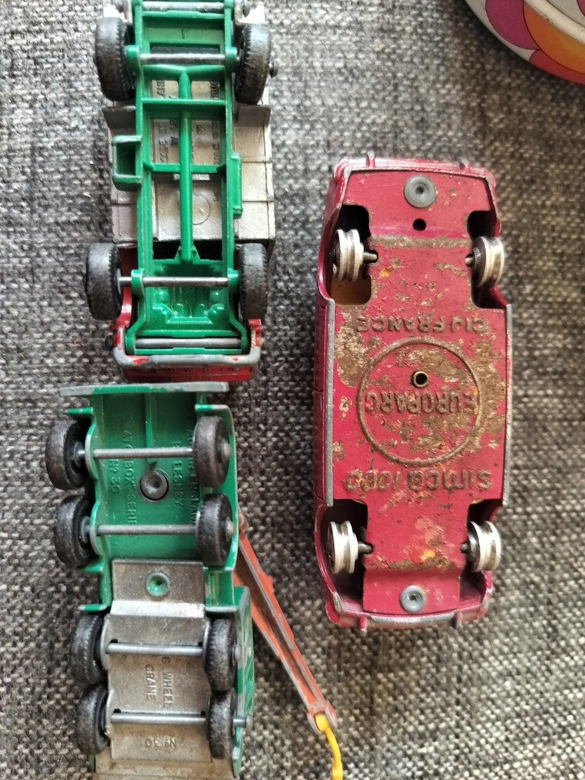 Vintage Matchbox en Simca 1000 speelgoedauto's, Verzamelen, Verzenden, Gebruikt