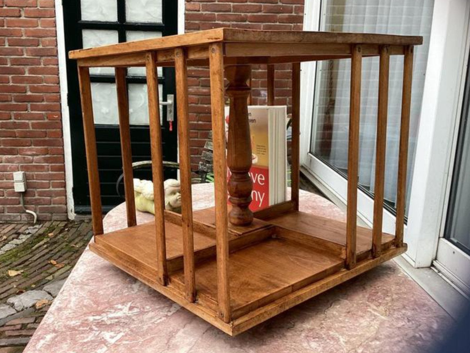 *****  ANTIEKE  TAFEL  BOEKENMOLEN  met  SCHRIJFGEREI  *****, Antiek en Kunst, Antiek | Boeken en Bijbels, Verzenden