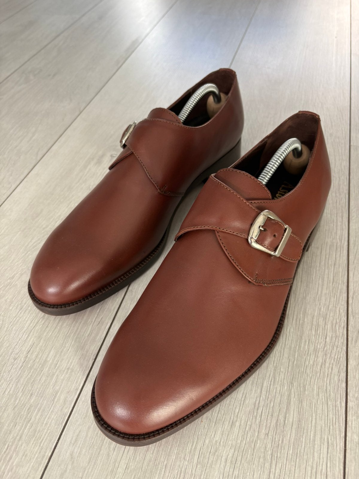 Aston Villa 45 Nieuw, Bruin, Verzenden, Nieuw, Gespschoenen