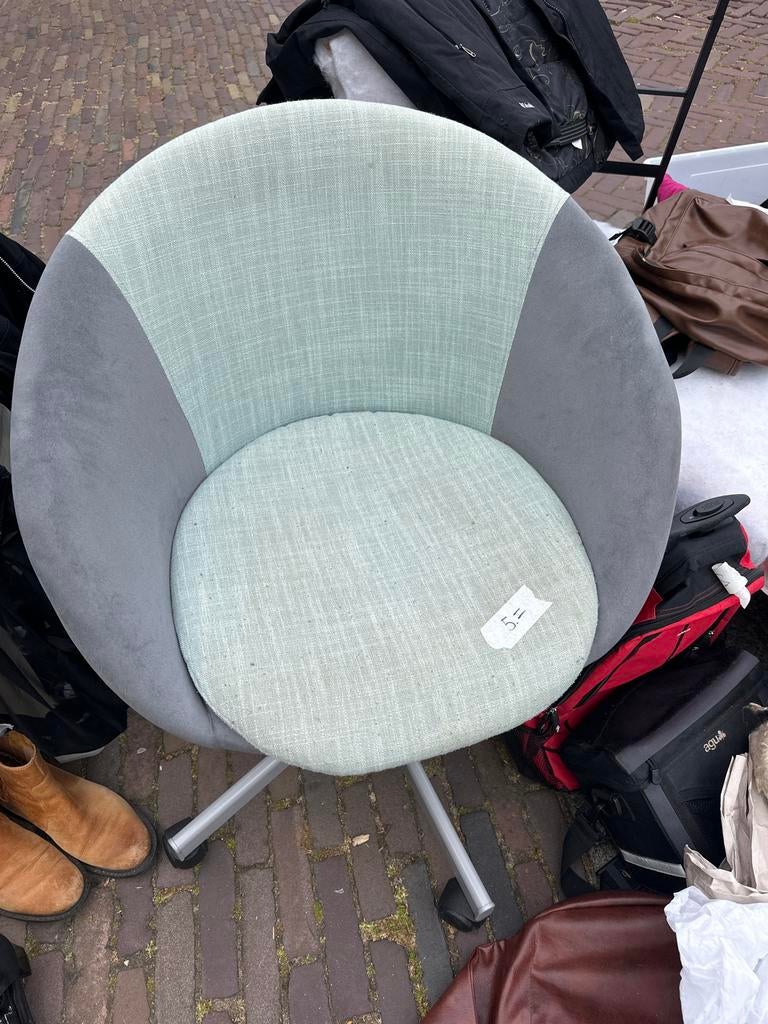 IKEA Kuipstoeltje - Grijs/Mintgroen, Ophalen, Gebruikt, Kunststof