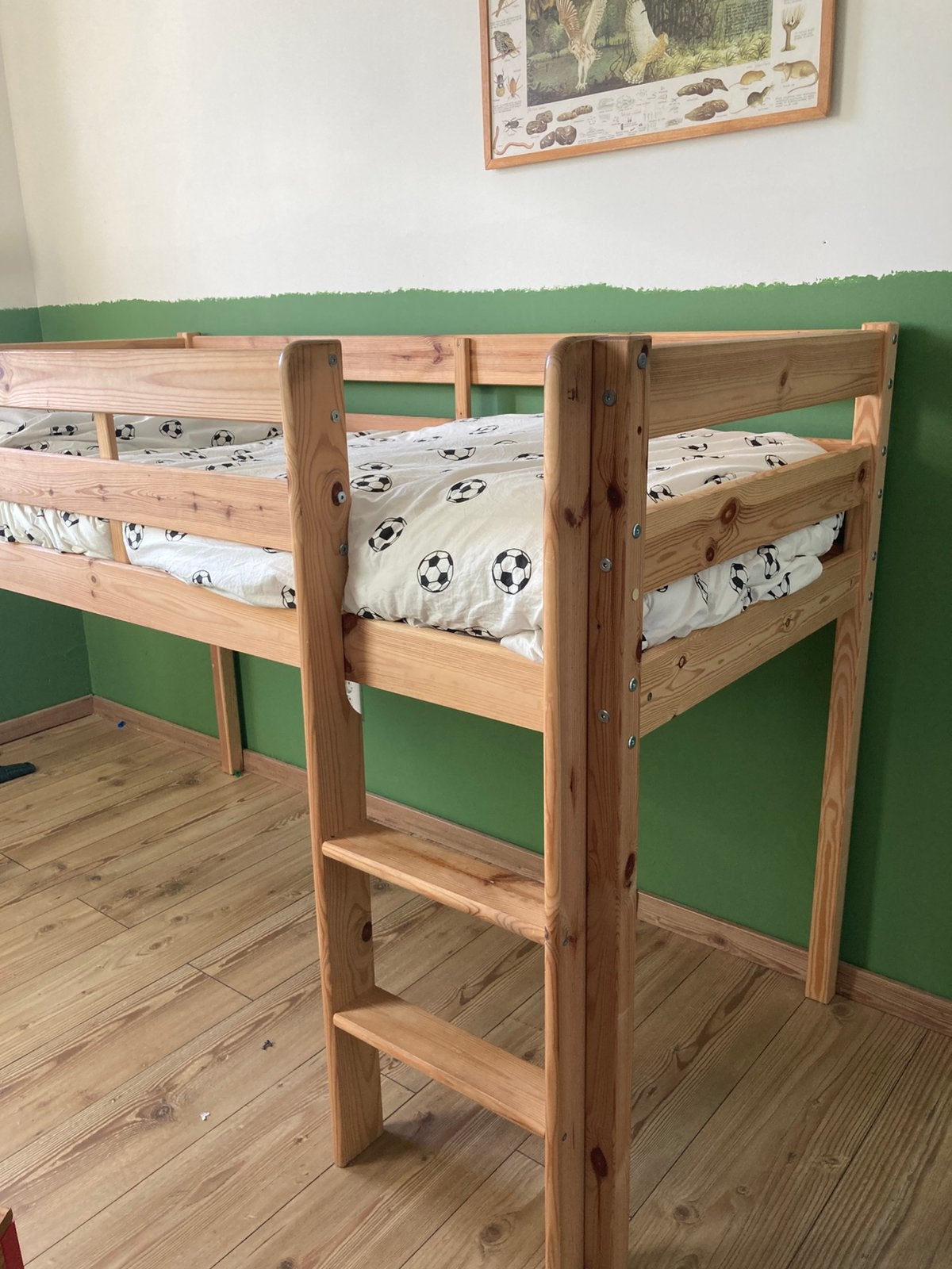 Hoppekids halfhoogslaper 70x160 peuterbed, Ophalen of Verzenden, Gebruikt, Halfhoogslaper