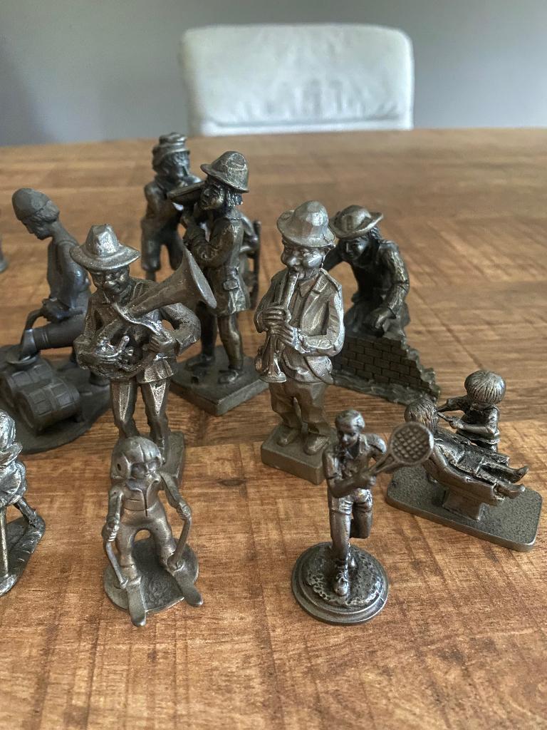Tinnen poppetjes 25 eu per stuk, Antiek en Kunst, Antiek | Tin, Ophalen of Verzenden
