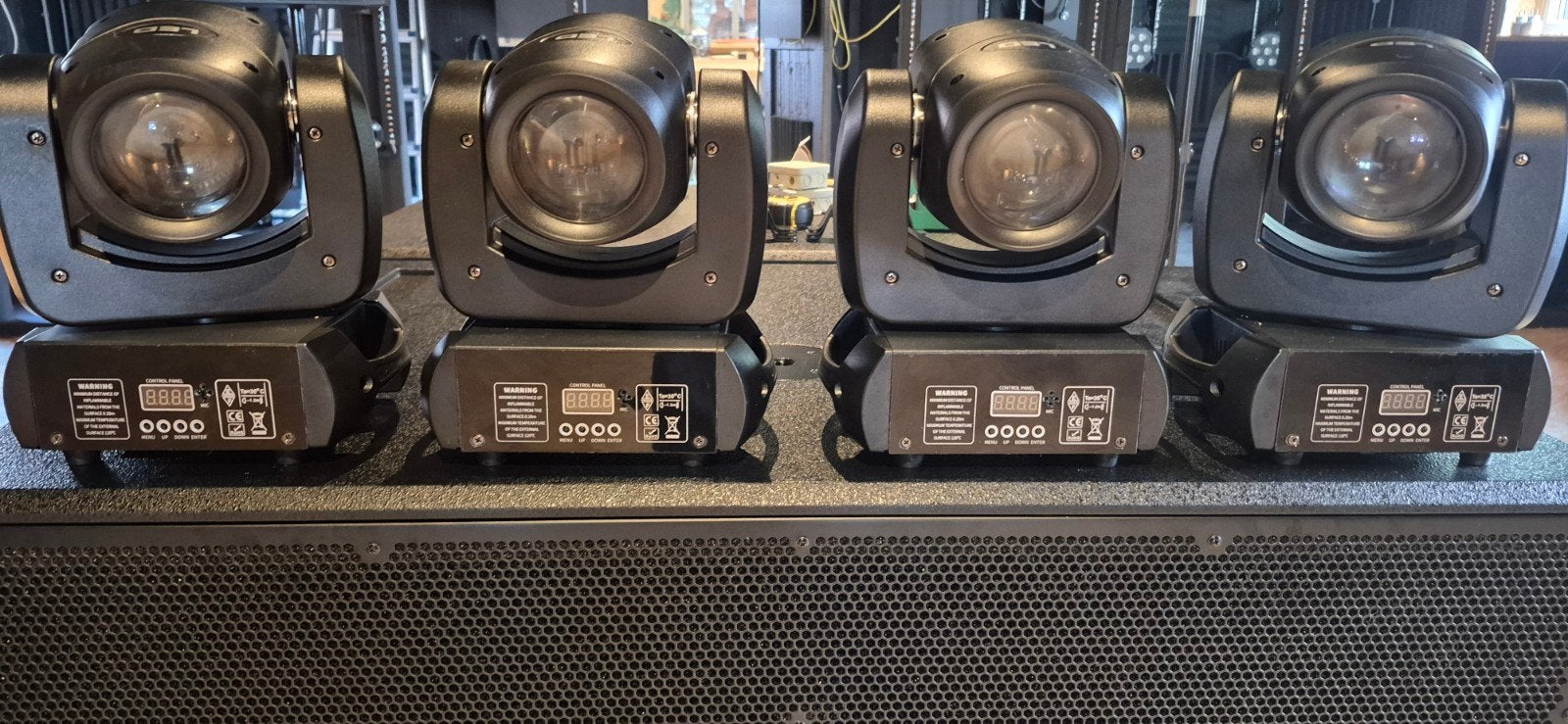4x 80w beam met prisma effect, Ophalen of Verzenden, Zo goed als nieuw, Licht, Geluidgestuurd