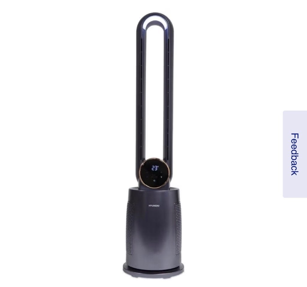 Hyundai bladloze ventilator, Ophalen, Ventilator met afstandsbediening, Zo goed als nieuw, Torenventilator