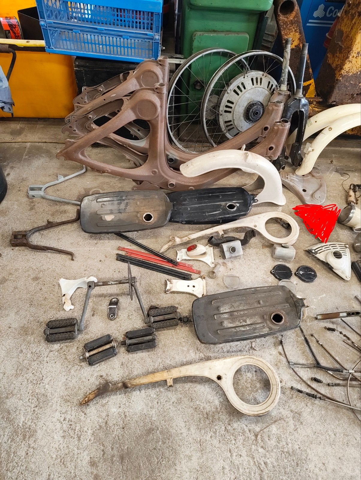 gigantisch p50 lot, Fietsen en Brommers, Brommeronderdelen | Oldtimers, Ophalen, Gebruikt, Overige typen, Overige merken