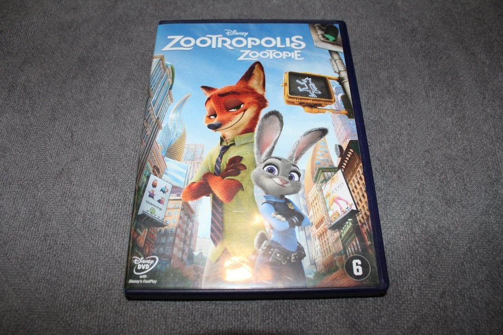 DVD Zootropolis, Gebruikt, Animatie, Amerikaans, Nederlands