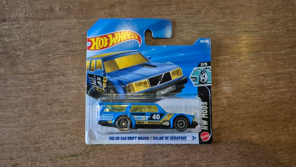 Hot Wheels Volvo 240 Drift Wagon, Hobby en Vrije tijd, Modelauto's | Overige schalen, Ophalen of Verzenden, Nieuw, Auto