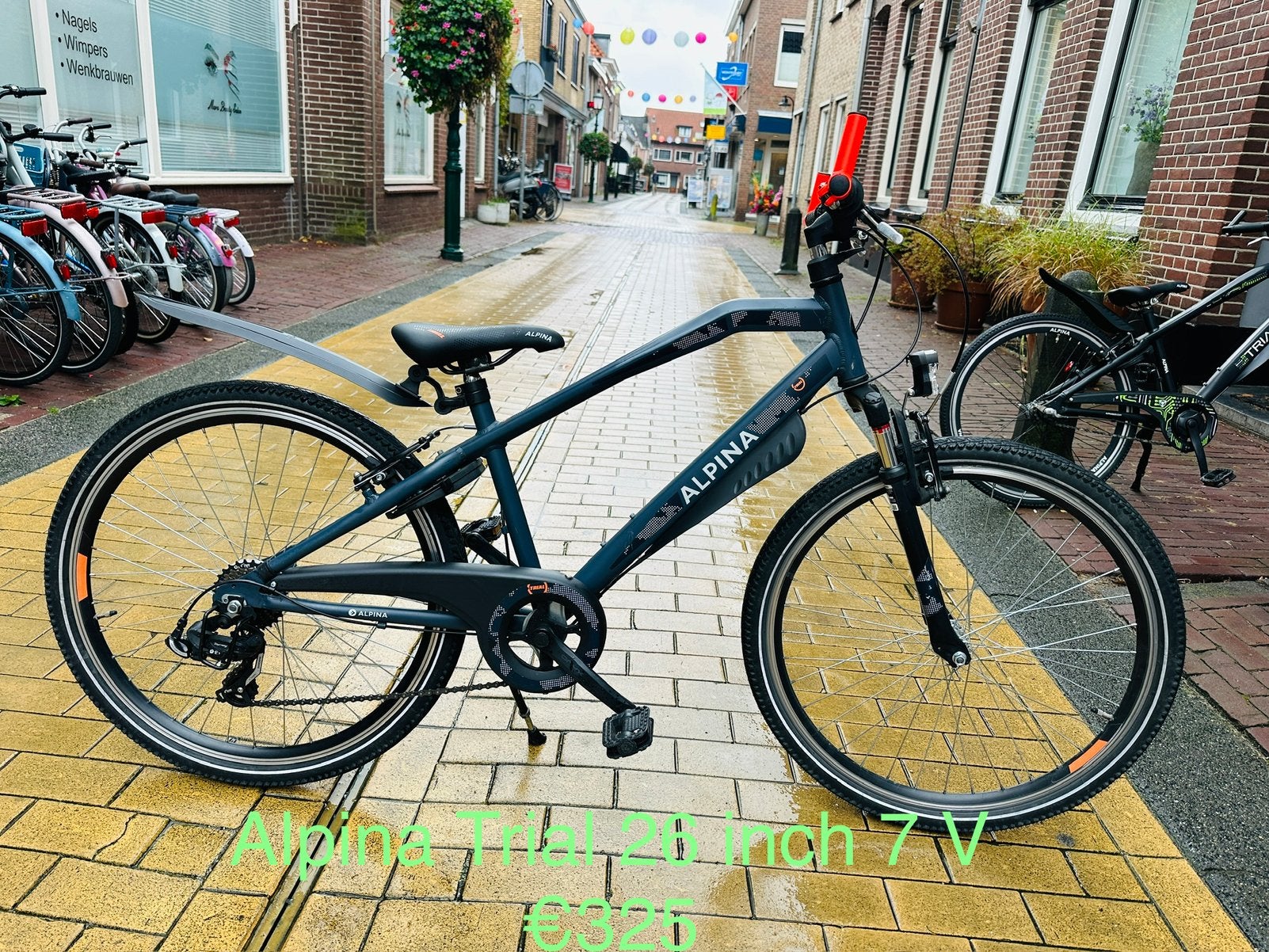 Jongensfietsen beste merken 16 18 20 22 24 26 28 inch Alpina, Terugtraprem, Zo goed als nieuw, Handrem, Ophalen