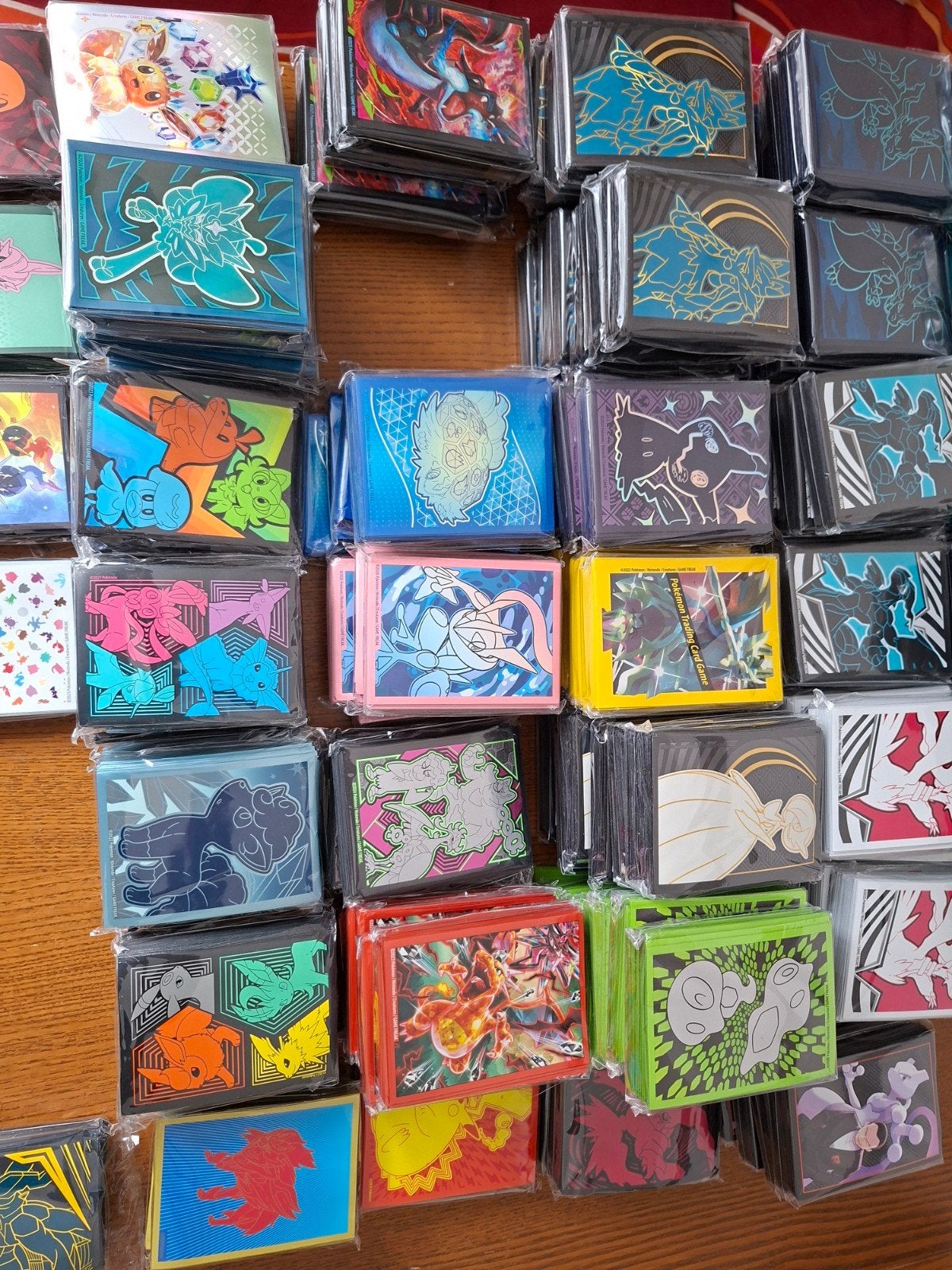 Grote partij Pokémon Sleeves / Card Sleeves (Sealed - 65 st, Ophalen of Verzenden, Nieuw