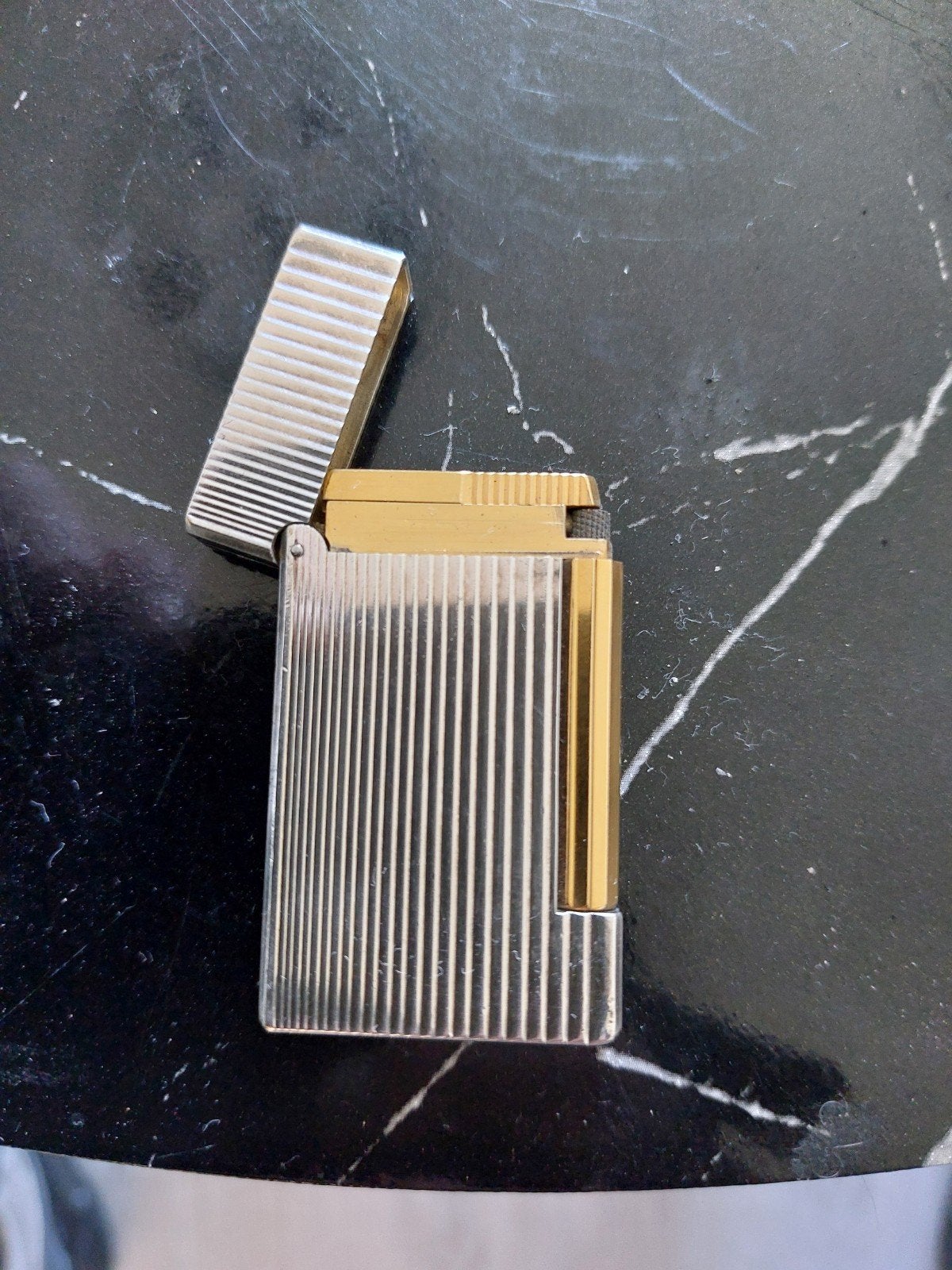 St dupont line d vintage aansteker, Ophalen of Verzenden, Gebruikt, Aansteker