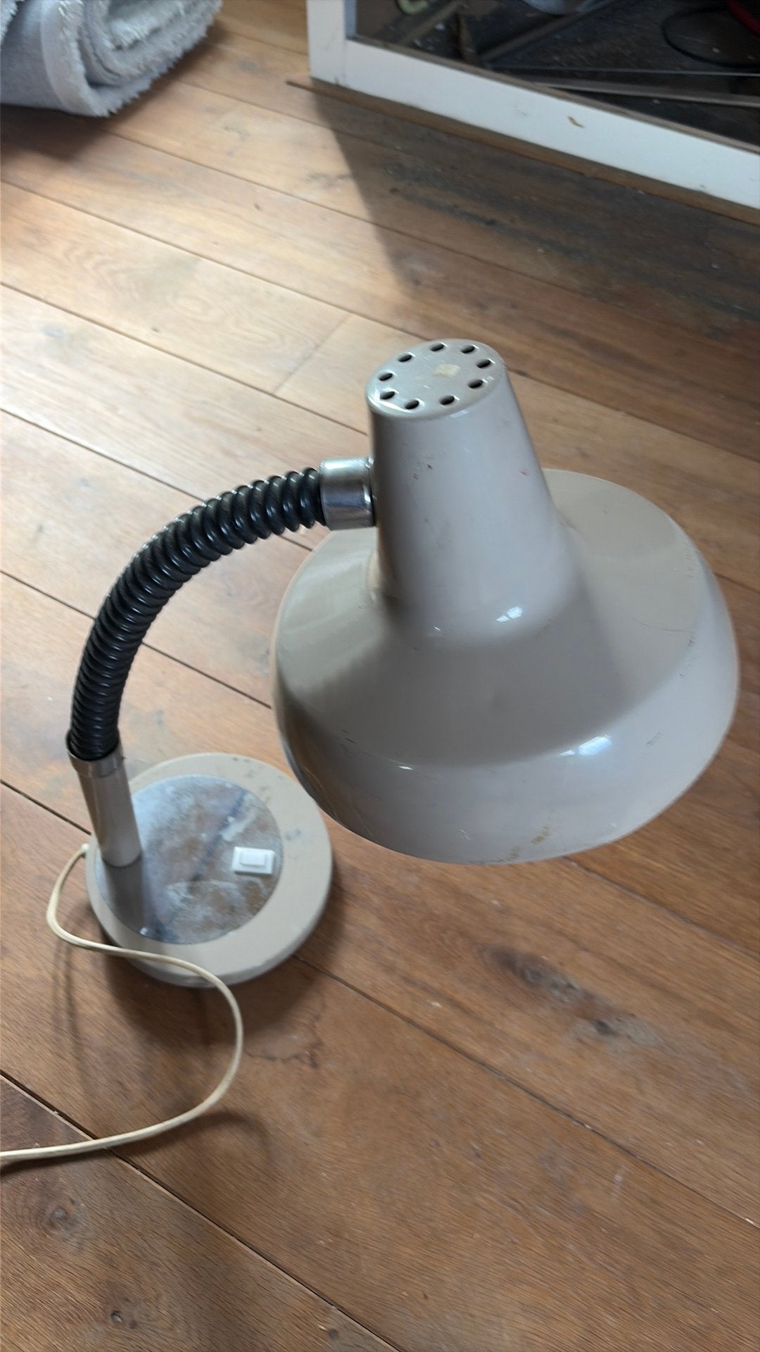 Bijzondere retro bureaulamp – jaren 70 – prachtig patina, Ophalen, Huis en Inrichting