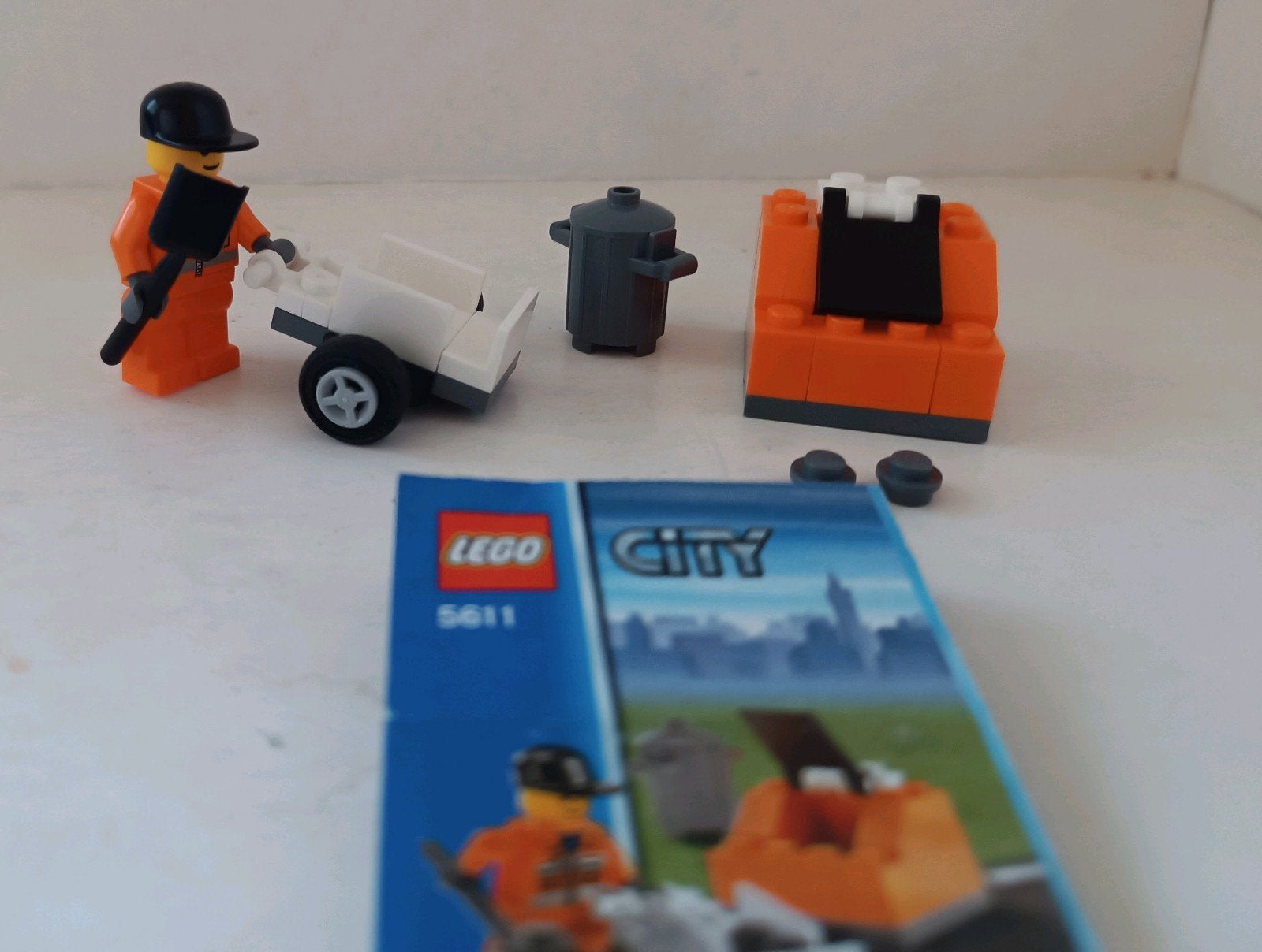 Lego City Set 5611 Openbare Werken Compleet met Instructies, Lego, Inclusief instructies, Ophalen of Verzenden, Complete set