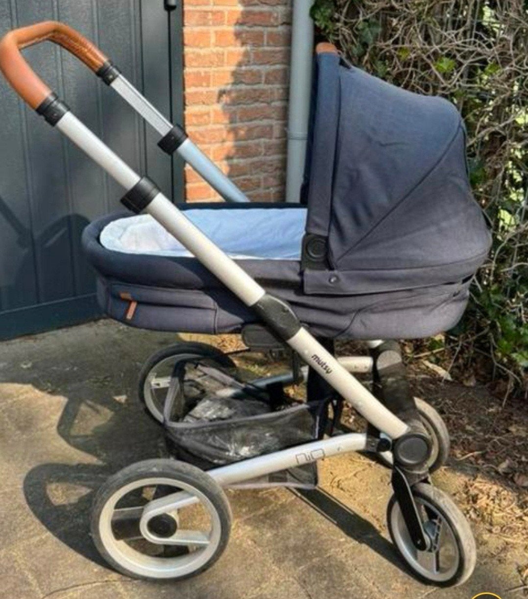 Mutsy Nio Kinderwagen Buggy Adventure Midnight Blue  2 in 1, Ophalen, Zo goed als nieuw, Overige merken, Verstelbare duwstang