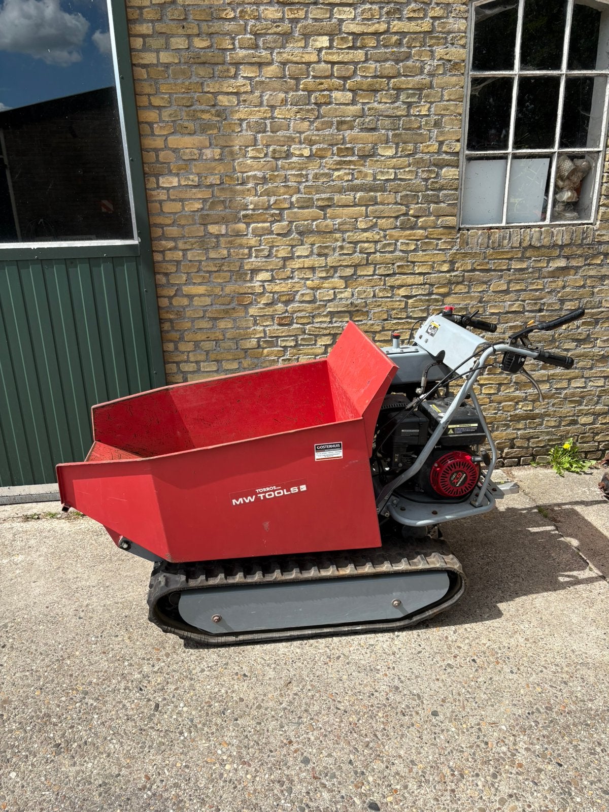 Torros rupsdumper Hydraulische rups dumper (bj 2020) kipper, Ophalen of Verzenden, Zo goed als nieuw, Overige soorten