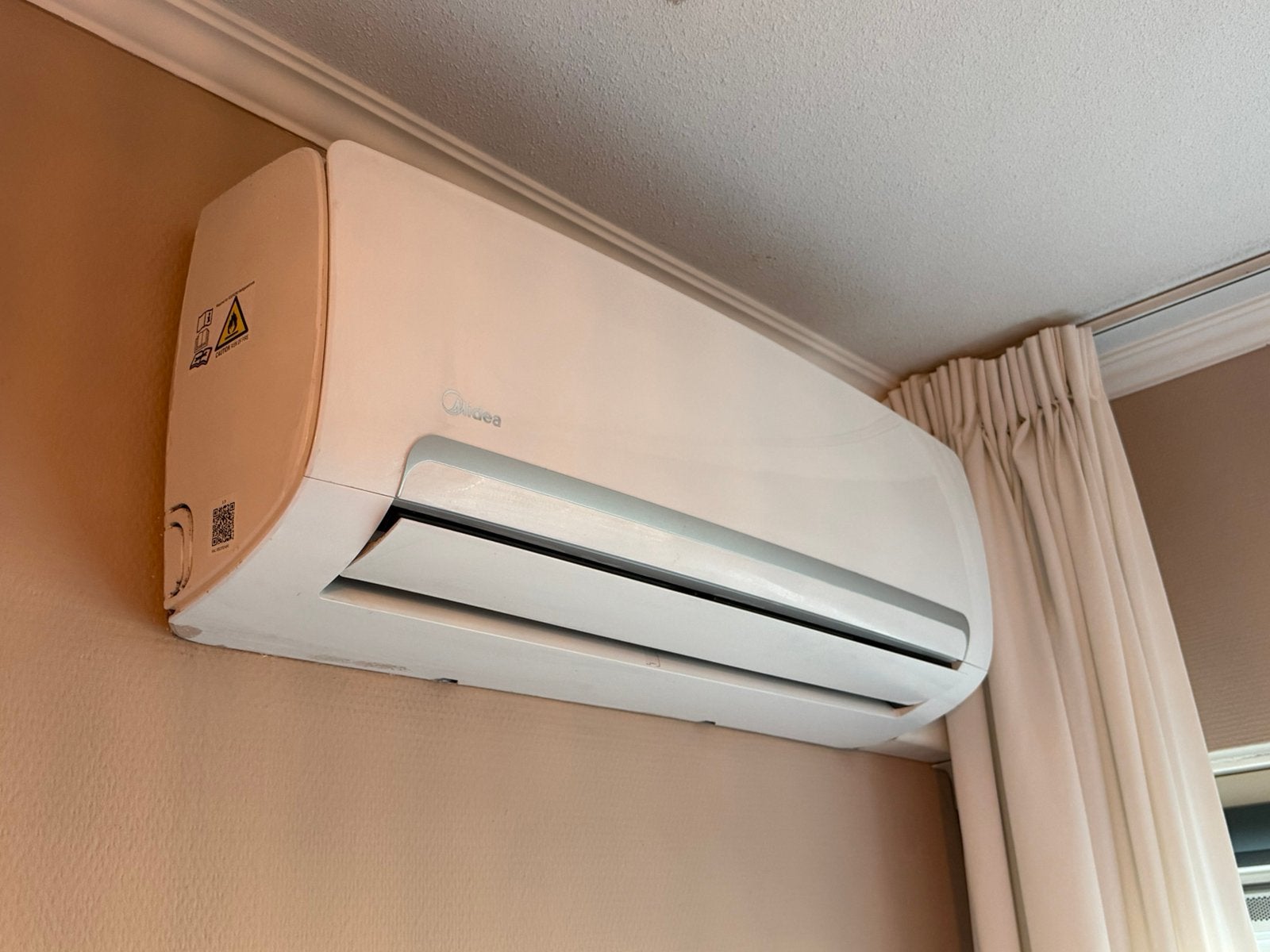 MIDEA multisplit aircoset (4 binnen en 1 buitenunit), Witgoed en Apparatuur, Ophalen, Gebruikt, Wandairco, 3 snelheden of meer