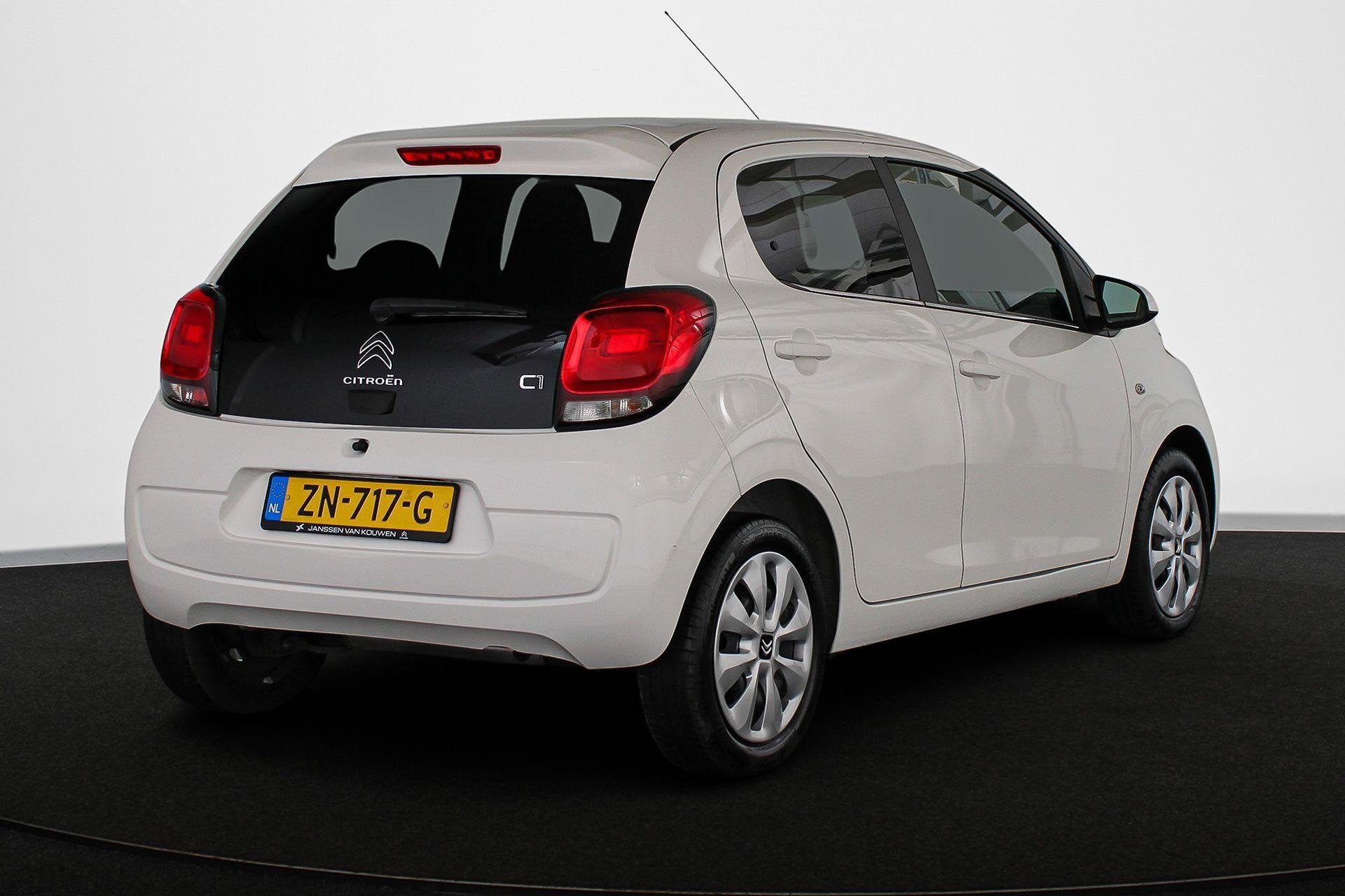 Citroen C1 1.0 VTi Feel Automaat Airco Elektrische Ramen, Auto's, Stof, Gebruikt, 4 stoelen, C1