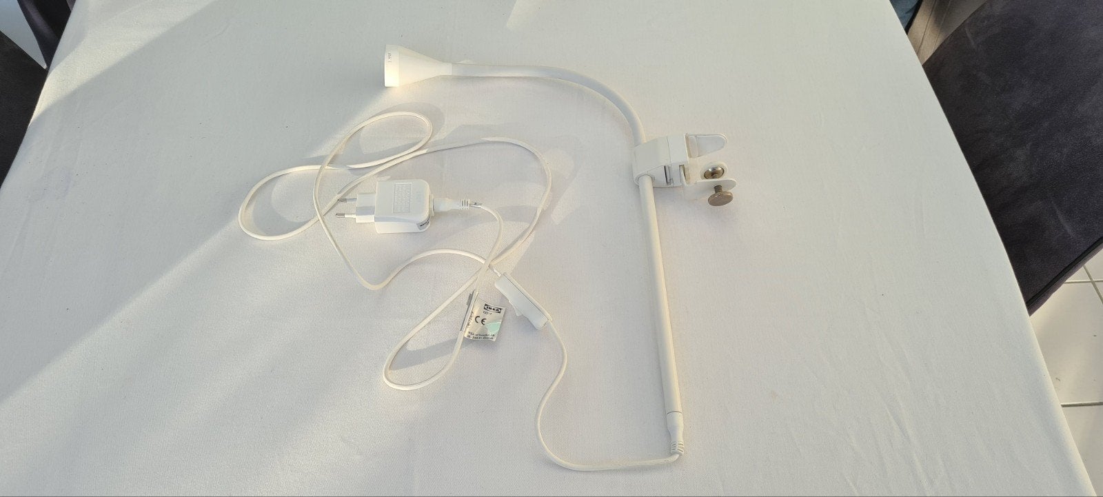 Witte Ikea bedlamp led power supply, Ophalen of Verzenden, Wit, IKEA