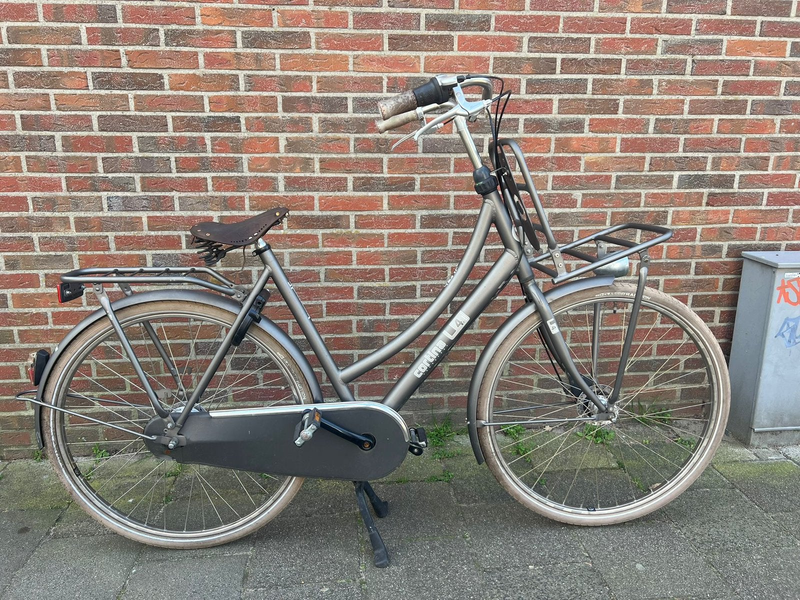 Cortina u4 damesfiets, Fietsen en Brommers, Fietsen | Dames | Damesfietsen, Versnellingen, 56 cm of meer, Zo goed als nieuw, Trommelrem