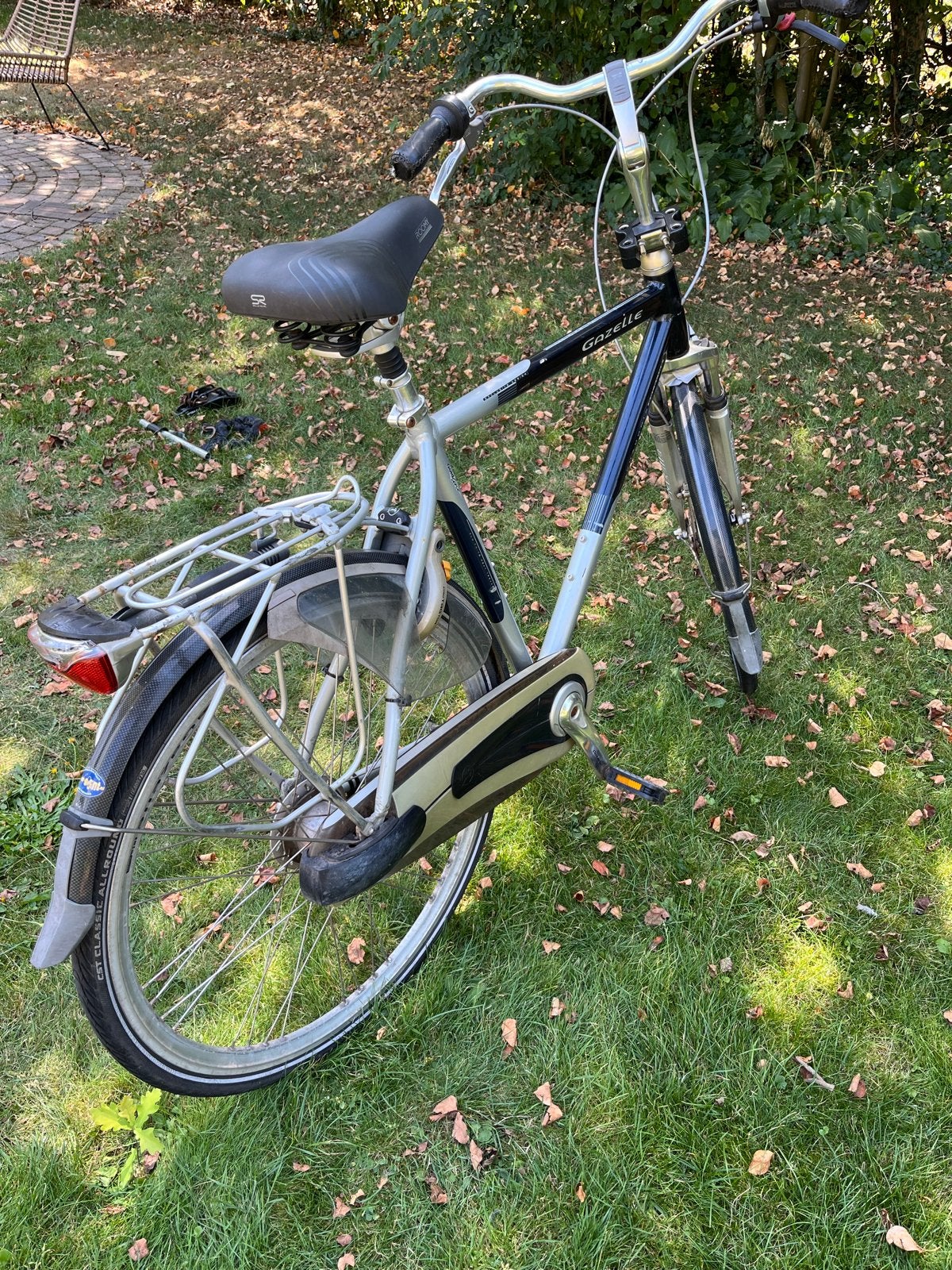 Nette Gazelle Chamonix Goldline - 57 cm, Ophalen, Gebruikt, Versnellingen, 56 cm of meer