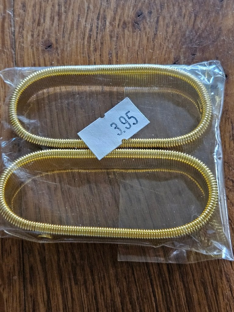 Mouwophouders goudkleurig nieuw, Ophalen of Verzenden, Nieuw