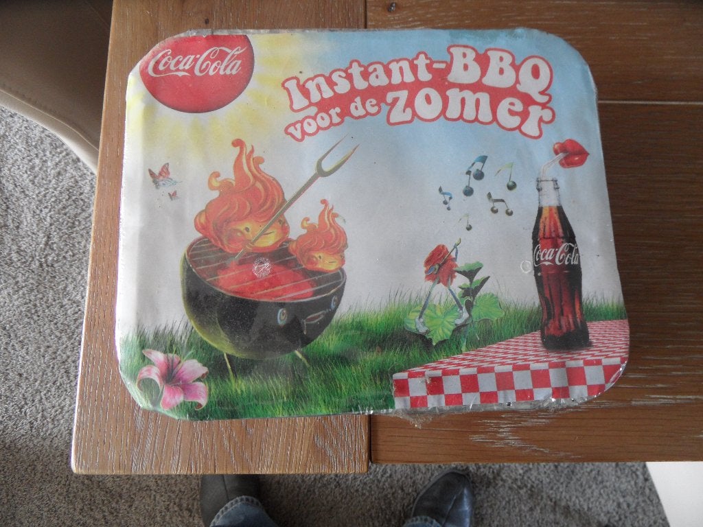 Instant BBQ voor eenmalig gebruik: geheel nieuw (Coca Cola), Ophalen of Verzenden, Nieuw