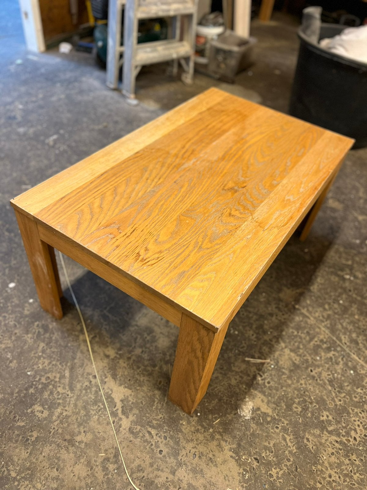 Koffie/salon tafel, Gebruikt, 100 tot 150 cm, Overige houtsoorten, 50 tot 100 cm