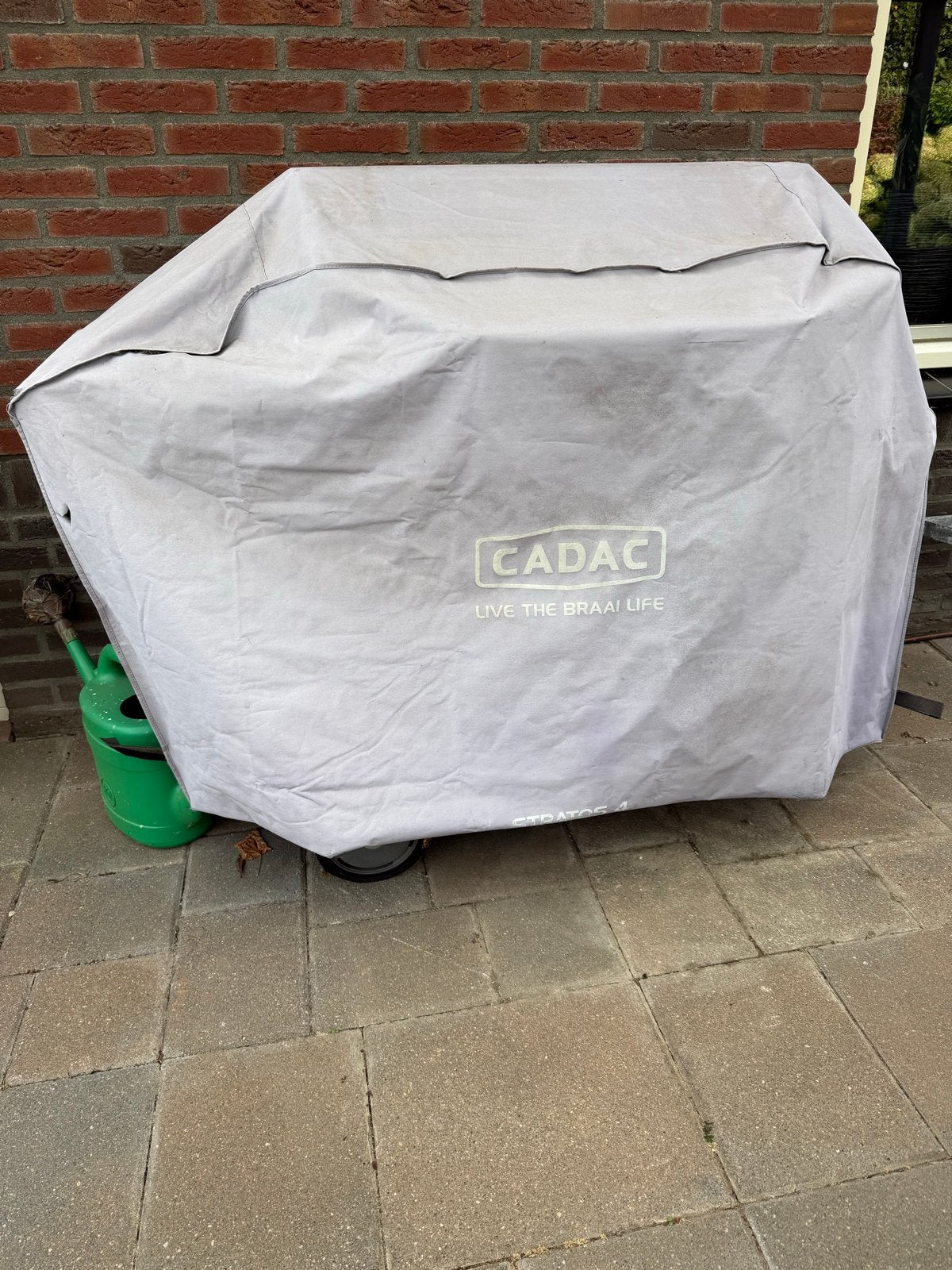 Cadac Stratos 4 gasbbq met zijbrander en hoes / GRATIS, Ophalen, Gebruikt