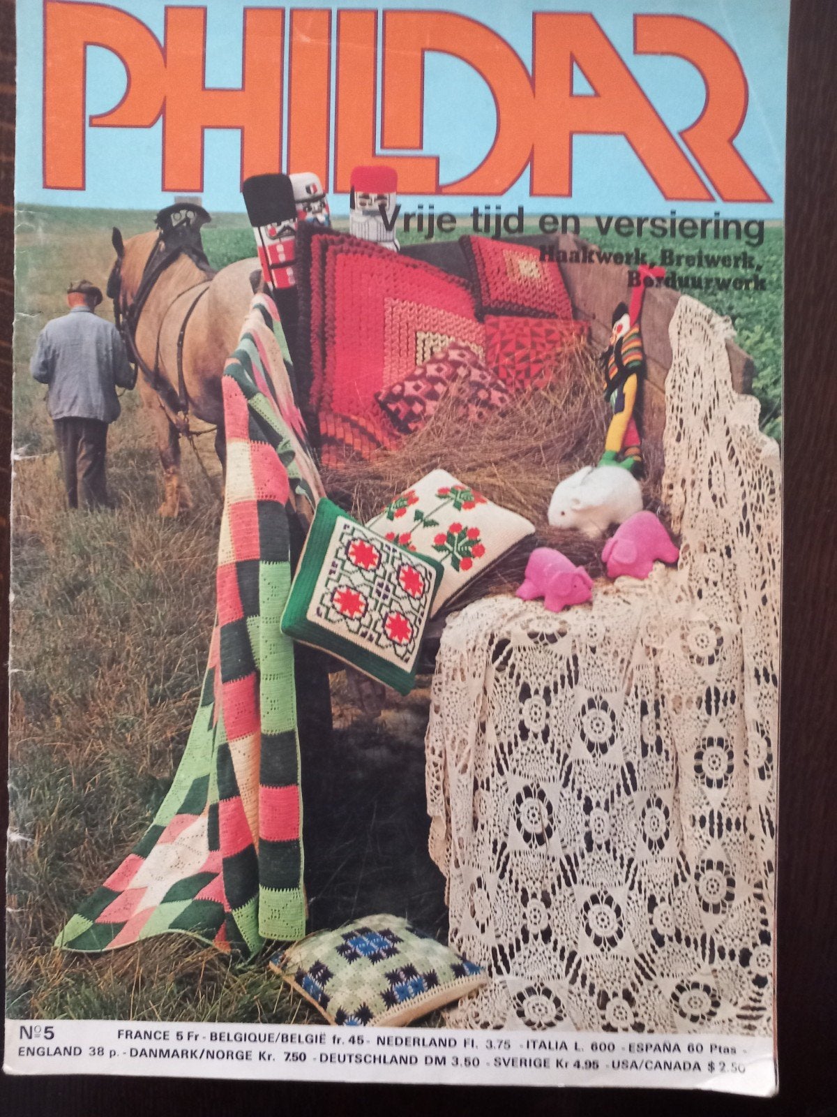 Phildar hobbyboek nr. 5, Ophalen of Verzenden, Gelezen, Overige onderwerpen