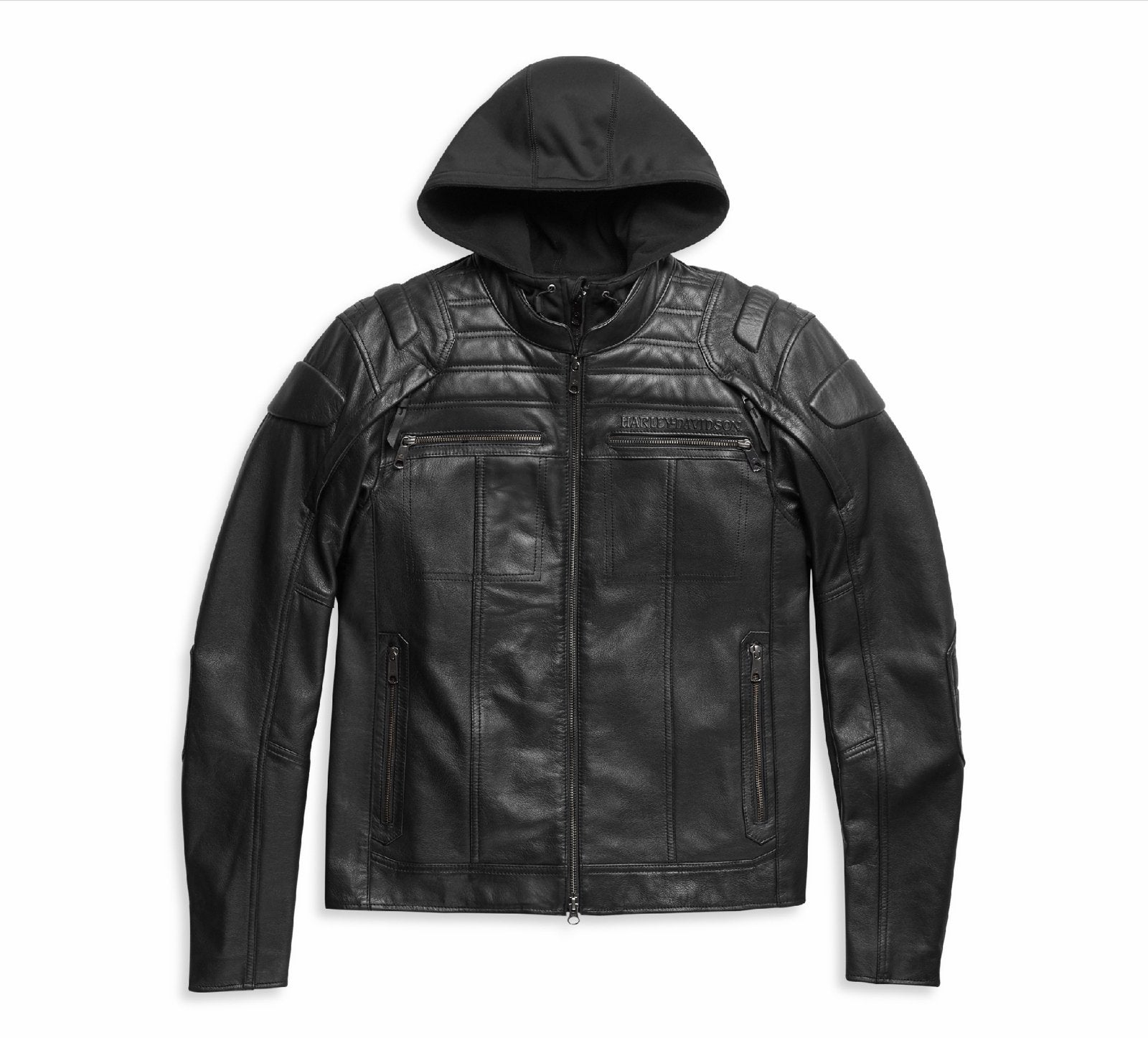 Harley Davidson Leren Jas Maat L, Motoren, Ophalen, Tweedehands, Heren, Jas | leer
