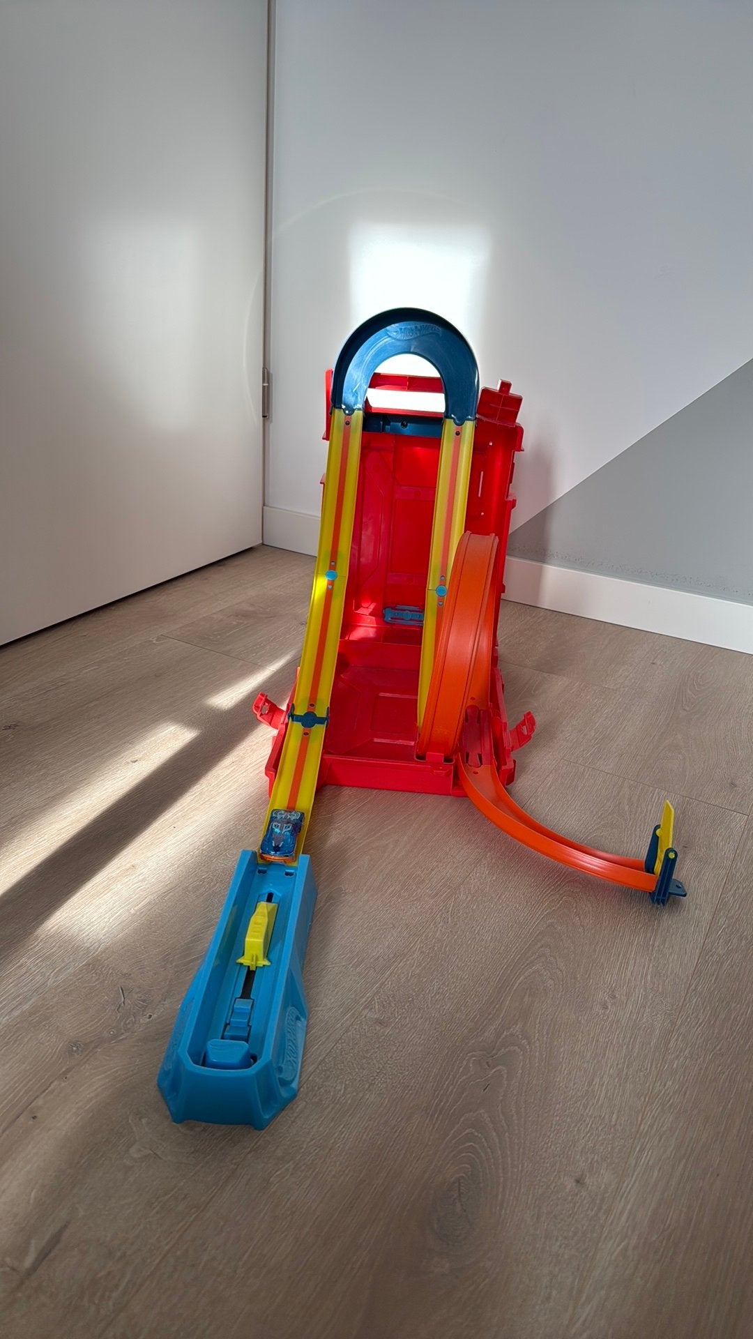 Hot Wheels track builder, Ophalen of Verzenden, Zo goed als nieuw, Handmatig, Hot Wheels
