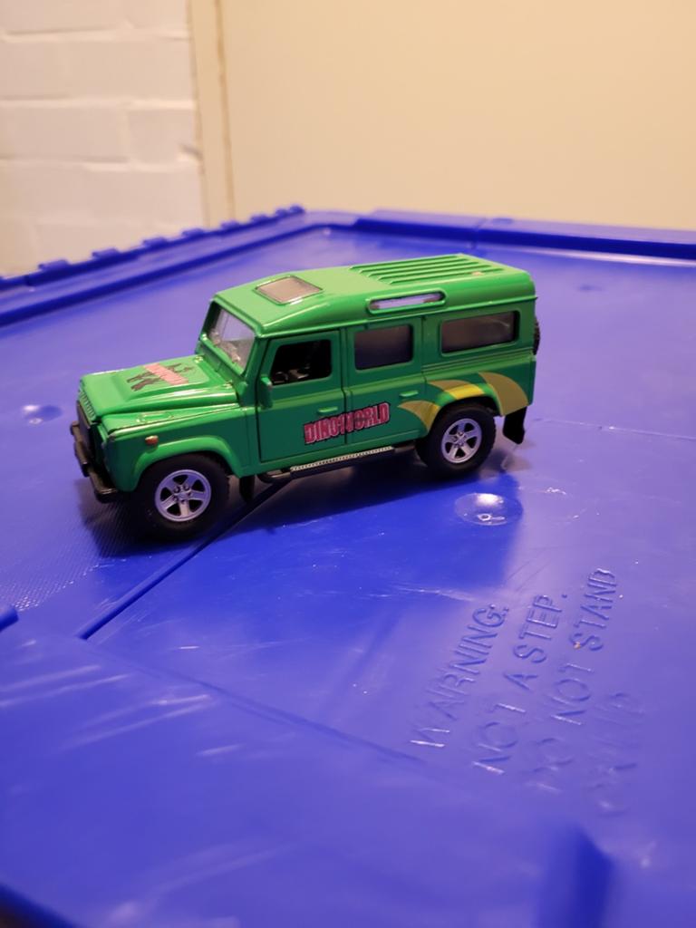Dino World Land Rover Defender Speelgoedauto, Ophalen of Verzenden, Gebruikt
