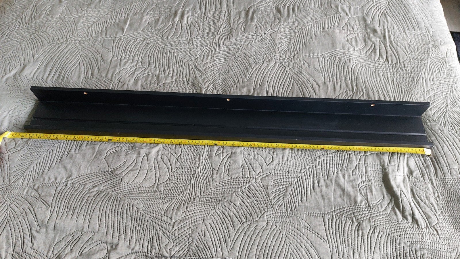 IKEA Mosslanda fotoplank/boekenplank - Zwart, 115 cm, Ophalen, Gebruikt