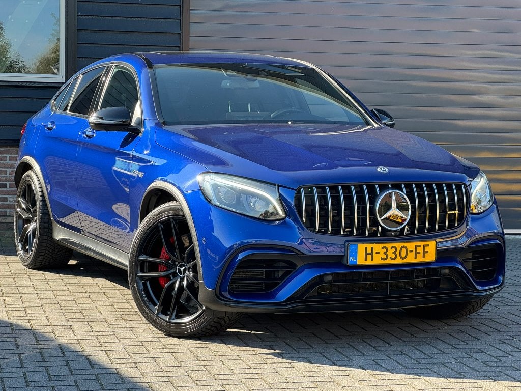 Mercedes-Benz GLC Coupé 63s V8 AMG 510pk 4MATIC AMG Perform., Auto's, Automaat, 510 pk, Blauw, 120 €/maand