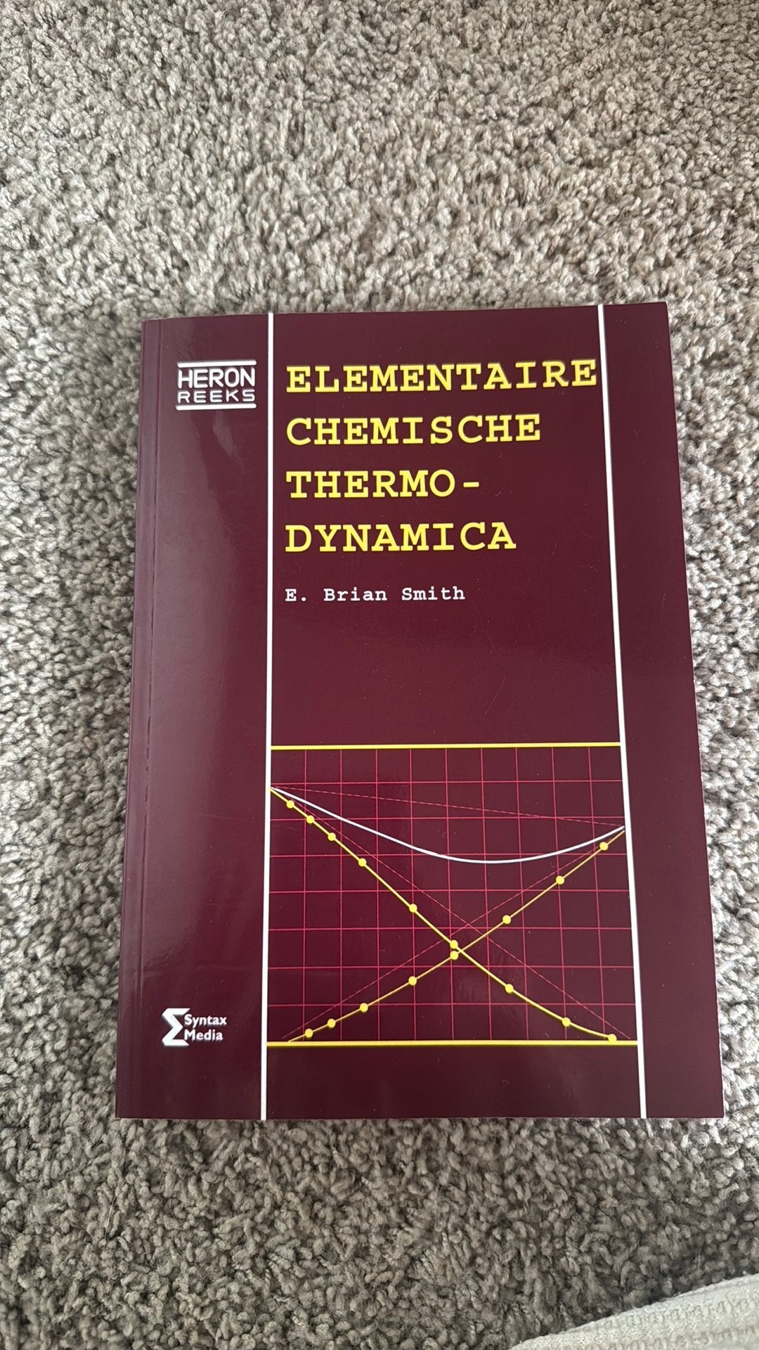 Elementaire chemische thermodynamica, Ophalen of Verzenden, Zo goed als nieuw, E. Brian Smith, Nederlands