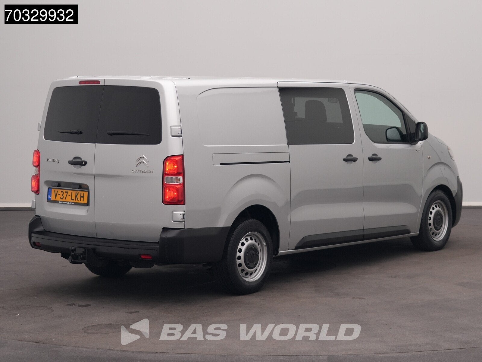 Citroën Jumpy 122pk Dubbel Cabine L3H1 Trekhaak Airco Cruis, Stof, Gebruikt, Euro 6, 4 cilinders