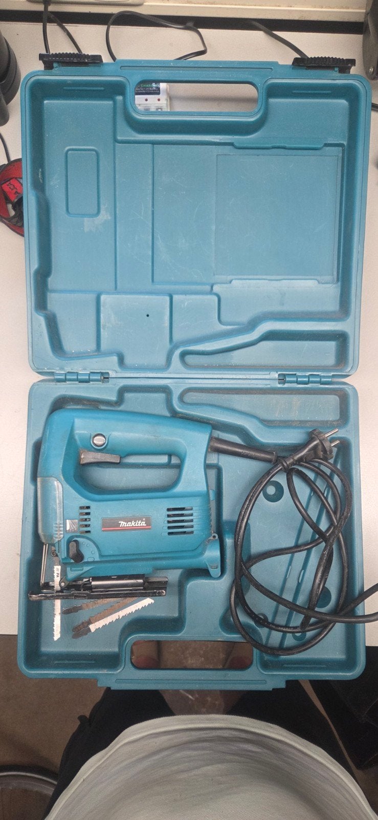 Makita 4324 Decoupeerzaag in koffer 220v, Gebruikt, Decoupeerzaag, Ophalen of Verzenden, Makita