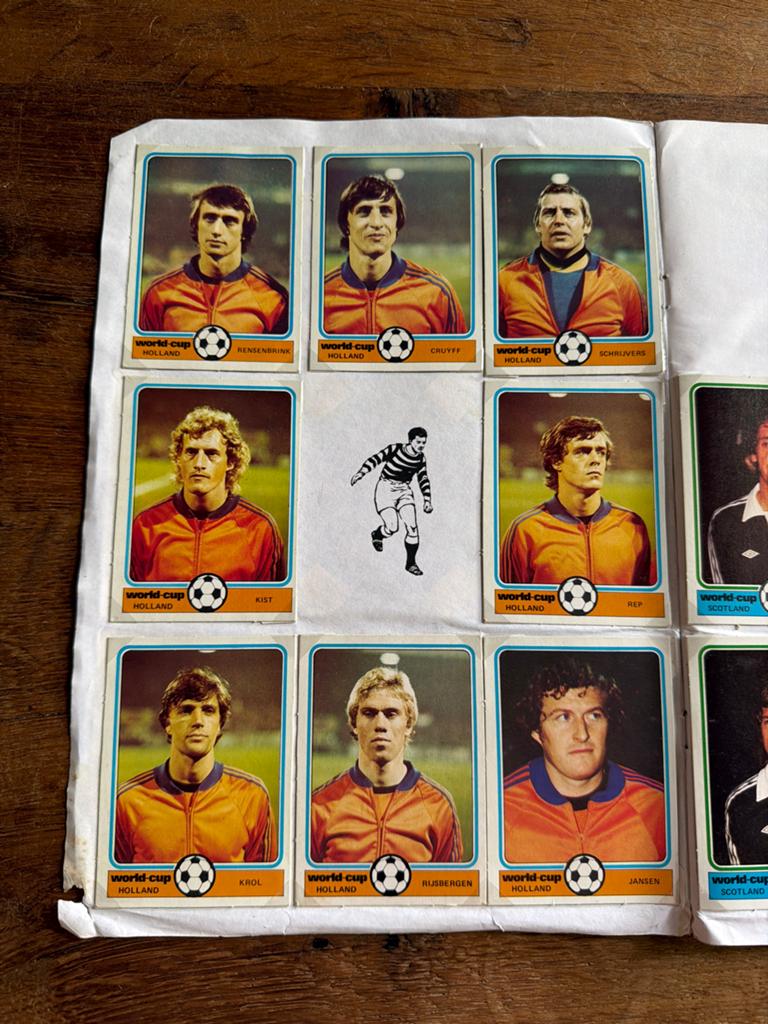 Monty Gum 1978 WK - los te koop - ongelijmd!, Verzamelen, Ophalen of Verzenden, Gebruikt, Overige sporten, Poster, Plaatje of Sticker