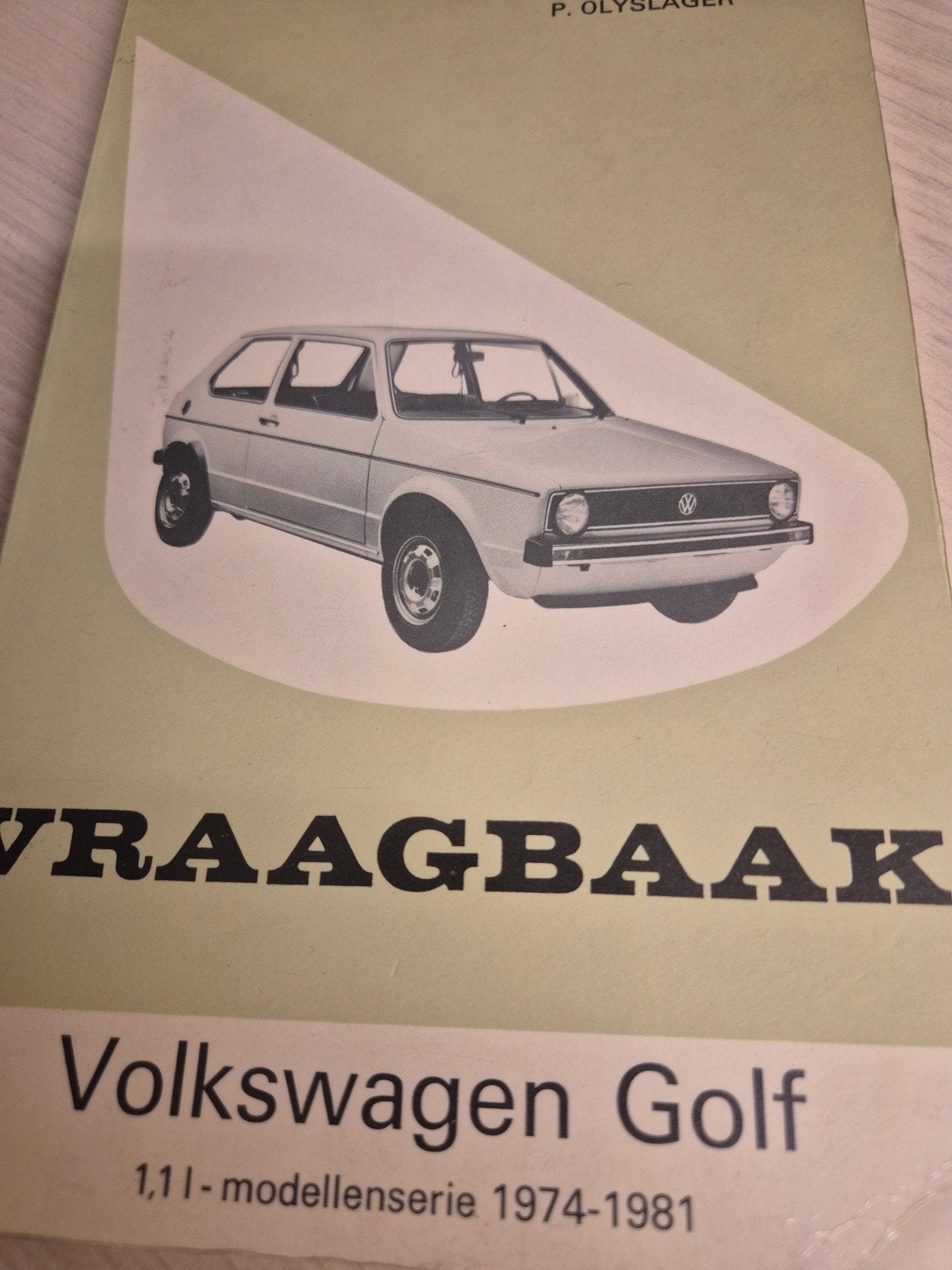 1974 1981 Volkswagen Golf I vraagbaak 1100 benzine izgst, Ophalen of Verzenden