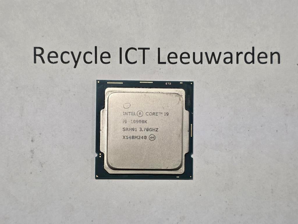Intel core i9-10900k cpu processor 3.70ghz, Ophalen of Verzenden, Gebruikt, Intel Core i9, 3 tot 4 Ghz