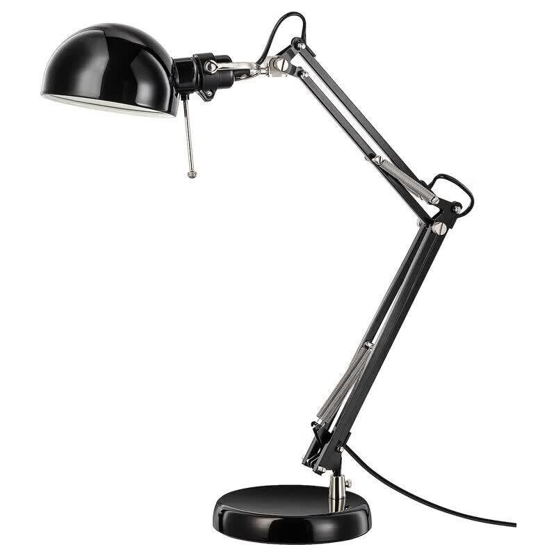 Bureaulamp zwart ikea, Ophalen, Bureaulamp, Zo goed als nieuw, Zwart
