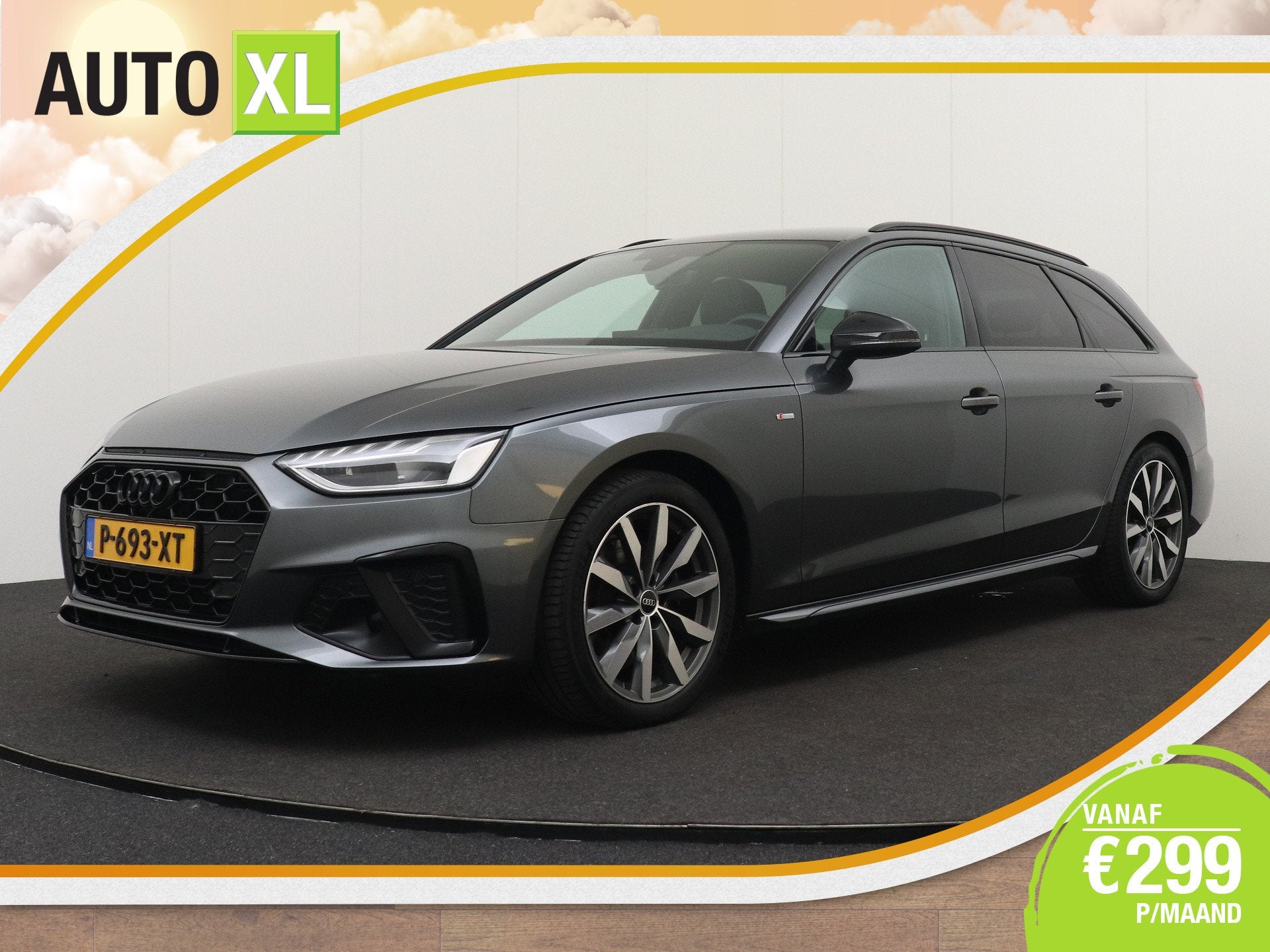 Audi A4 Avant 35 TFSI S-Line Competition Adapt.Cruise Carpla, Auto's, Dealer onderhouden, Gebruikt, 4 cilinders, Origineel Nederlands