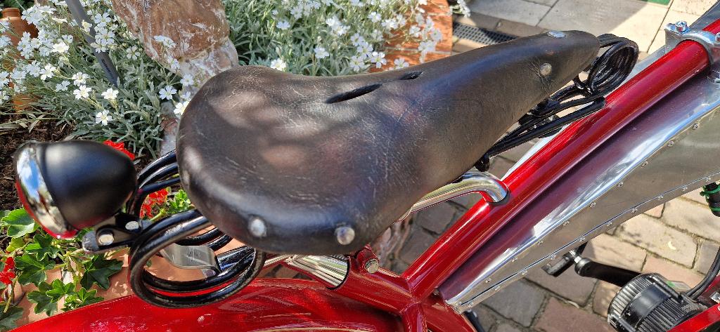 Zadel VASAD hangmat zadel, Fietsen en Brommers, Gebruikt, Leer, VASAD, Ophalen of Verzenden