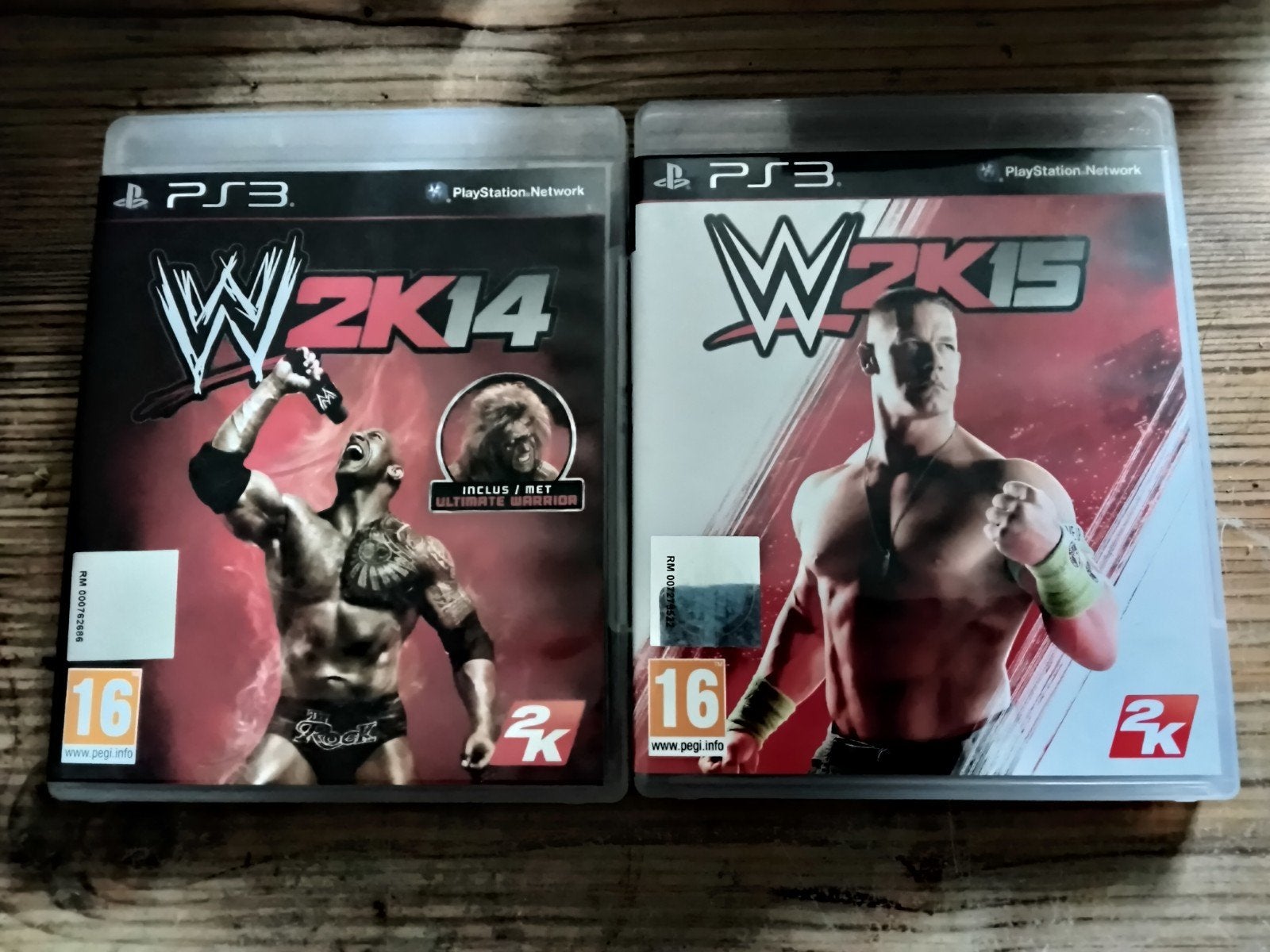 WWE 2K14 & 2K15 PS3 - Wrestling Games, Spelcomputers en Games, Games | Sony PlayStation 3, Gebruikt, Vechten, 2 spelers, Ophalen of Verzenden