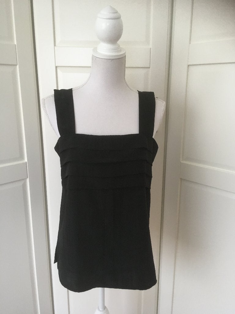 Jean Claire vintage zwarte mouwloze top, maat 40 M, Kleding | Dames, Maat 38/40 (M), Zwart, Ophalen of Verzenden, Jean Claire