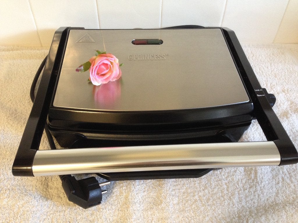 🥪Princess TOSTI-PANINI Grill 112415 Groot 30 x 24 cm., Ophalen, Zo goed als nieuw, Tafelgrill