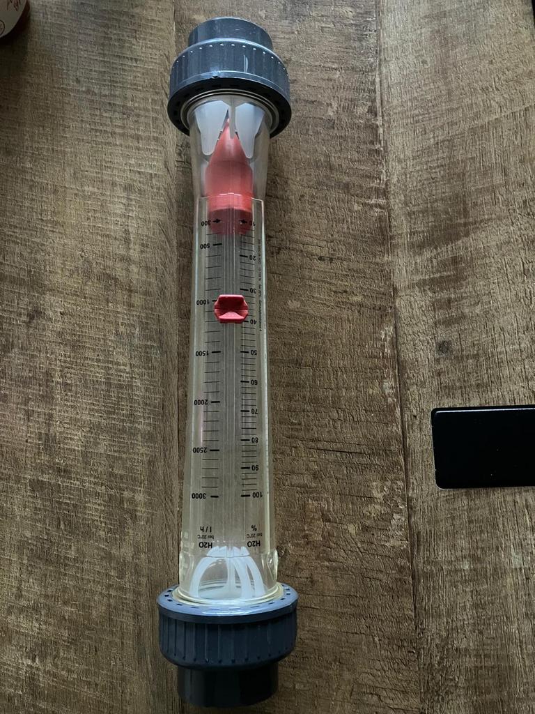 Flowmeter kogelkraan, Ophalen of Verzenden, Pvc, Minder dan 2 meter, 80 mm of meer