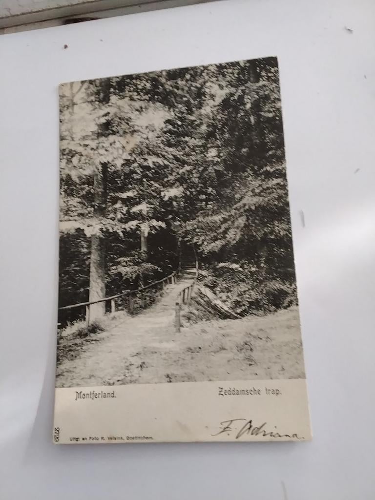 MONTFERLAND. ZEDDAMSCHE TRAP. 1906, Ophalen of Verzenden, Voor 1920, Zuid-Holland