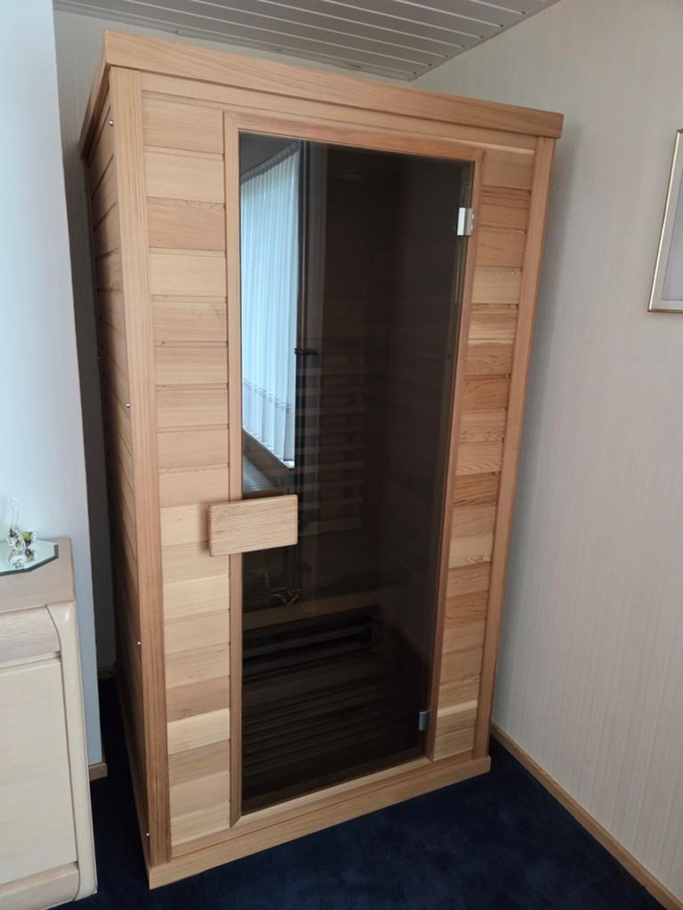 Nette sauna Healthvision Exclusive Two bezorgen mogelijk, Ophalen of Verzenden, Zo goed als nieuw, Complete sauna